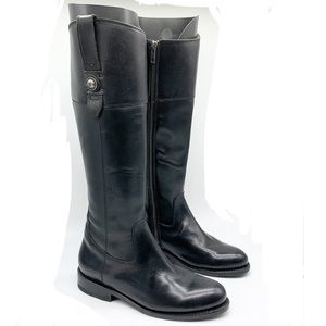 NWOB FRYE MELISSA BUTTON LEATHER RIDING BOOTS SZ 6